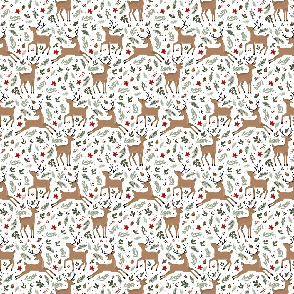 Echo Park Paper Co Christmas Time 12x12 Cardstock Paper Craft Scrapbooking Kit